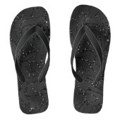 Schwarzer monochromatischer Glitterhintergrund Badesandalen (Fußbett)