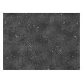 Schwarzer monochromatischer Glitterhintergrund Tischdecke (Vorderseite (Horizontal))