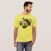 Schwarzer Monster-LKW T-Shirt (Vorne ganz)