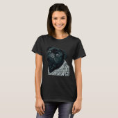 Schwarzer Mops 559 T-Shirt (Vorne ganz)
