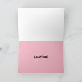 Schwarzer Mops Feiertagskarte (Innenseite)