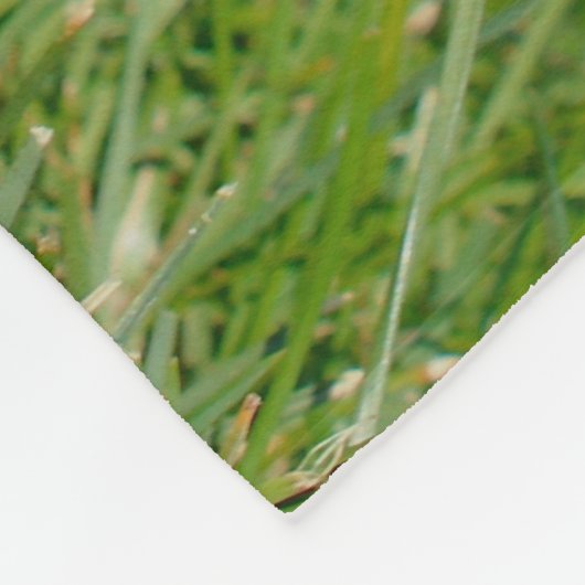 Schwarzer Mops Fleecedecke (Ecke)