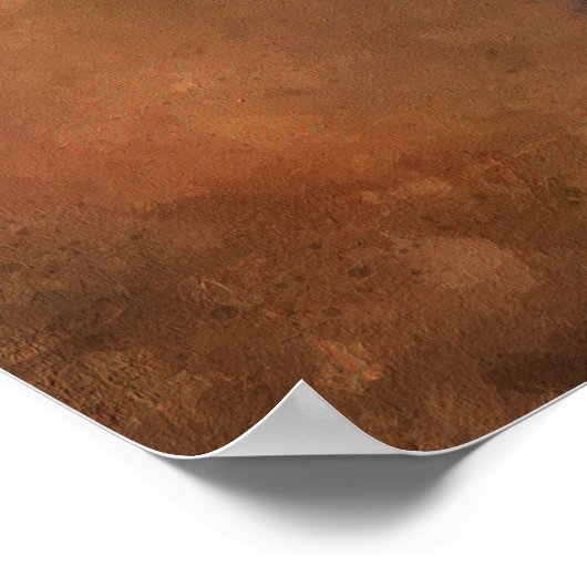 Schwarzer Mops Hund Foto Poster (Ecke)