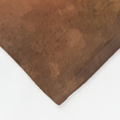 Schwarzer Mops Hund Personalisiert Fleecedecke (Ecke)