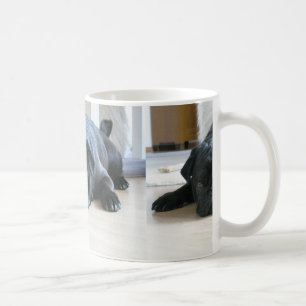 Schwarzer Mops Kaffeetasse