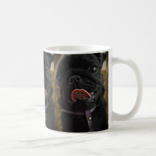 Schwarzer Mops Kaffeetasse