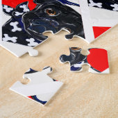 Schwarzer Mops Puzzle (Seite)