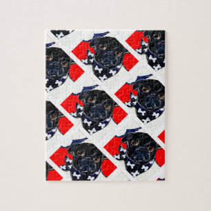 Schwarzer Mops Puzzle