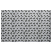 Schwarzer Mops Stoff (Fat Quarter (45,7 x 55,9 cm))