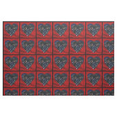 Schwarzer Mops Stoff (Fat Quarter (45,7 x 55,9 cm))