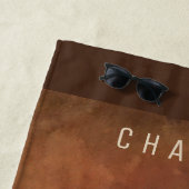 Schwarzer Mops Strandtuch (Beispiel)