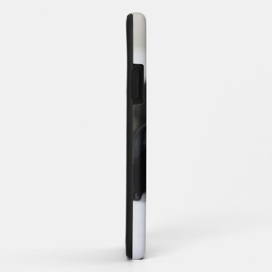 Schwarzer Mops Welpe Case-Mate iPhone Hülle (Hinten/Rechts)