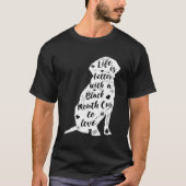 Schwarzer Mund Cur Shirt Design Black Mouth Cur D (Vorderseite)