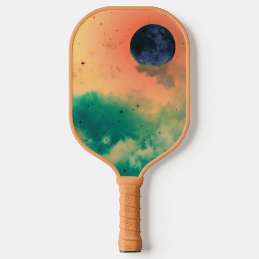 SCHWARZER MUND UND GRÜNE KLOUEN PICKLEBALL PADDLE (Vorderseite)