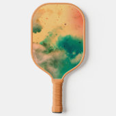 SCHWARZER MUND UND GRÜNE KLOUEN PICKLEBALL PADDLE (Rückseite)