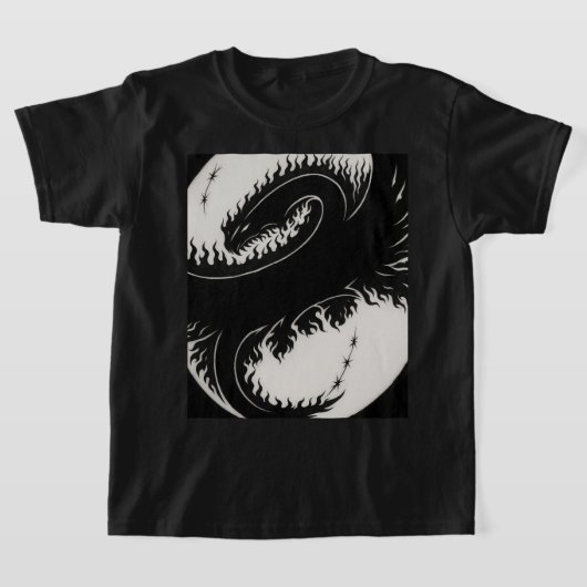 Schwarzer/Muurlotus T-Shirt (Ablage )