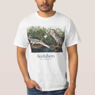 Schwarzer Nachtheron von John James Audubon T-Shirt