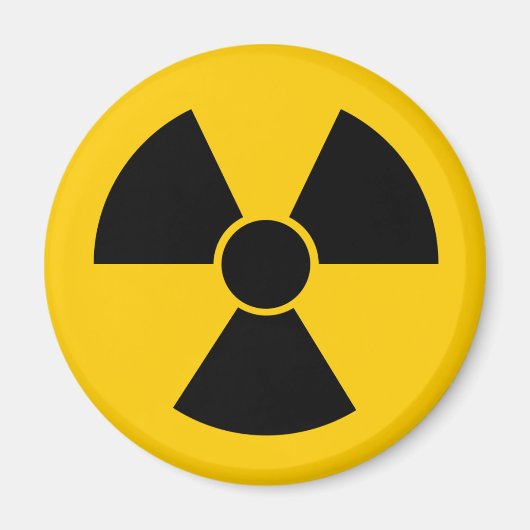 Schwarzer Nuss Magnet (Vorne)