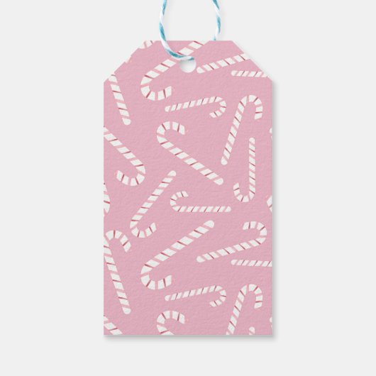 Schwarzer Nutcracker in rosa Anzug Frohe Weihnacht Geschenkanhänger (Rückseite)