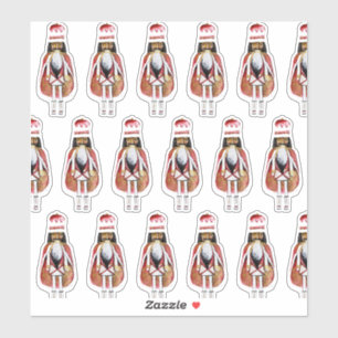 Schwarzer Nutcracker, kundenspezifisch geschnitten Aufkleber