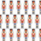 Schwarzer Nutcracker, kundenspezifisch geschnitten Aufkleber (Vorderseite)