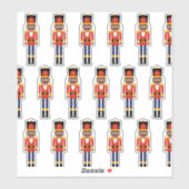 Schwarzer Nutcracker, kundenspezifisch geschnitten Aufkleber (Blatt)