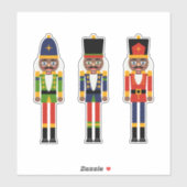 Schwarzer Nutcracker, kundenspezifisch geschnitten Aufkleber (Blatt)