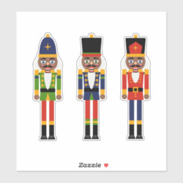 Schwarzer Nutcracker, kundenspezifisch geschnitten Aufkleber