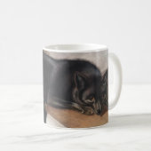 Schwarzer oder Silberfuchs (Vulpes fulvus) Kaffeetasse (VorderseiteRechts)