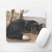 Schwarzer oder Silberfuchs (Vulpes fulvus) Mousepad (Mit Mouse)