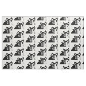 Schwarzer Öl-Pumpanlage-Entwurf Stoff (Fat Quarter (45,7 x 55,9 cm))