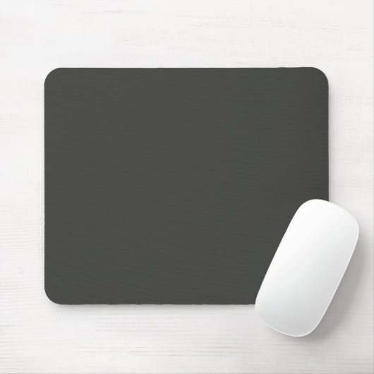 Schwarzer Olive Solid Color Mousepad (Mit Mouse)