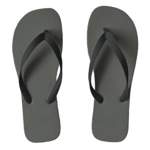 Schwarzer Olivenbaum (feste Farbe) Badesandalen