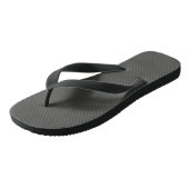 Schwarzer Olivenbaum (feste Farbe) Badesandalen (Schrägansicht)