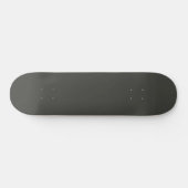 Schwarzer Olivenbaum (feste Farbe) Skateboard (Horizontal)