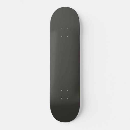Schwarzer Olivenbaum (feste Farbe) Skateboard (Vorderseite)