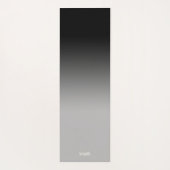 Schwarzer Ombre Yoga-Mat-Flow in Farbe, Boden in R Yogamatte (Rückseite)