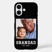 Schwarzer Opa etablierte fette Foto Case-Mate iPhone Hülle (Rückseite)