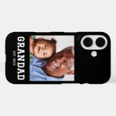Schwarzer Opa etablierte fette Foto Case-Mate iPhone Hülle (Rückseite (Horizontal))