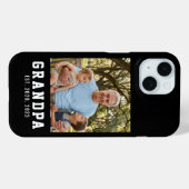Schwarzer Opa gegründetes Foto  Case-Mate iPhone Hülle (Rückseite (Horizontal))