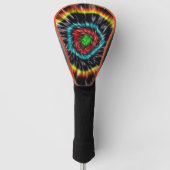 Schwarzer Opal-Tie-Dye, Golf Headcover (Vorderseite)