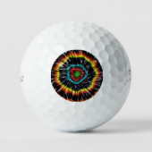 Schwarzer Opal-Tie-Dye, Golfball (Vorderseite)
