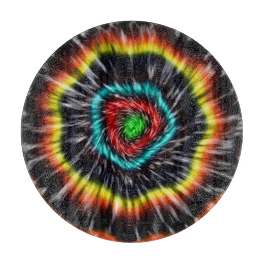 Schwarzer Opal-Tie-Dye, Schneidebrett (Vorderseite)