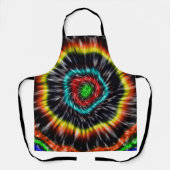 Schwarzer Opal-Tie-Dye, Schürze (Vorderseite)