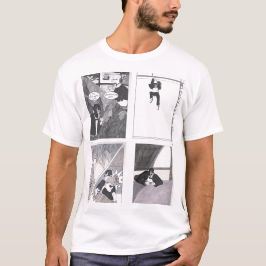 "Schwarzer Ops Mambo-" Platten-T - Shirt (Vorderseite)