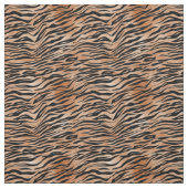 Schwarzer Orange Tiger Stoff (Muster)