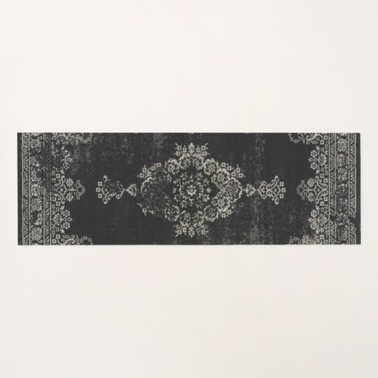 Schwarzer Osten Yogamatte (Rückseite (Horizontal))