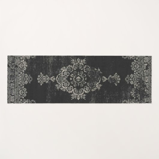 Schwarzer Osten Yogamatte (Vorderseite (Horizontal))