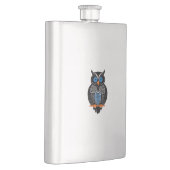 Schwarzer Owl-Flasche Flachmann (Rechts)
