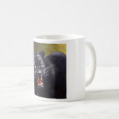 Schwarzer Panther (13) Wildkatze Kaffeetasse (VorderseiteRechts)